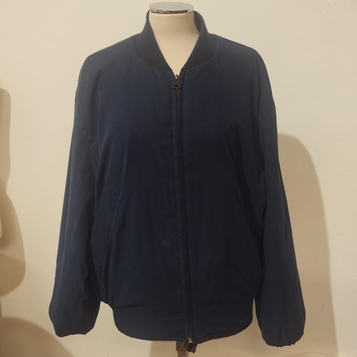 Hermès Reversible Bomber FR 46 (Grau) im Angebot