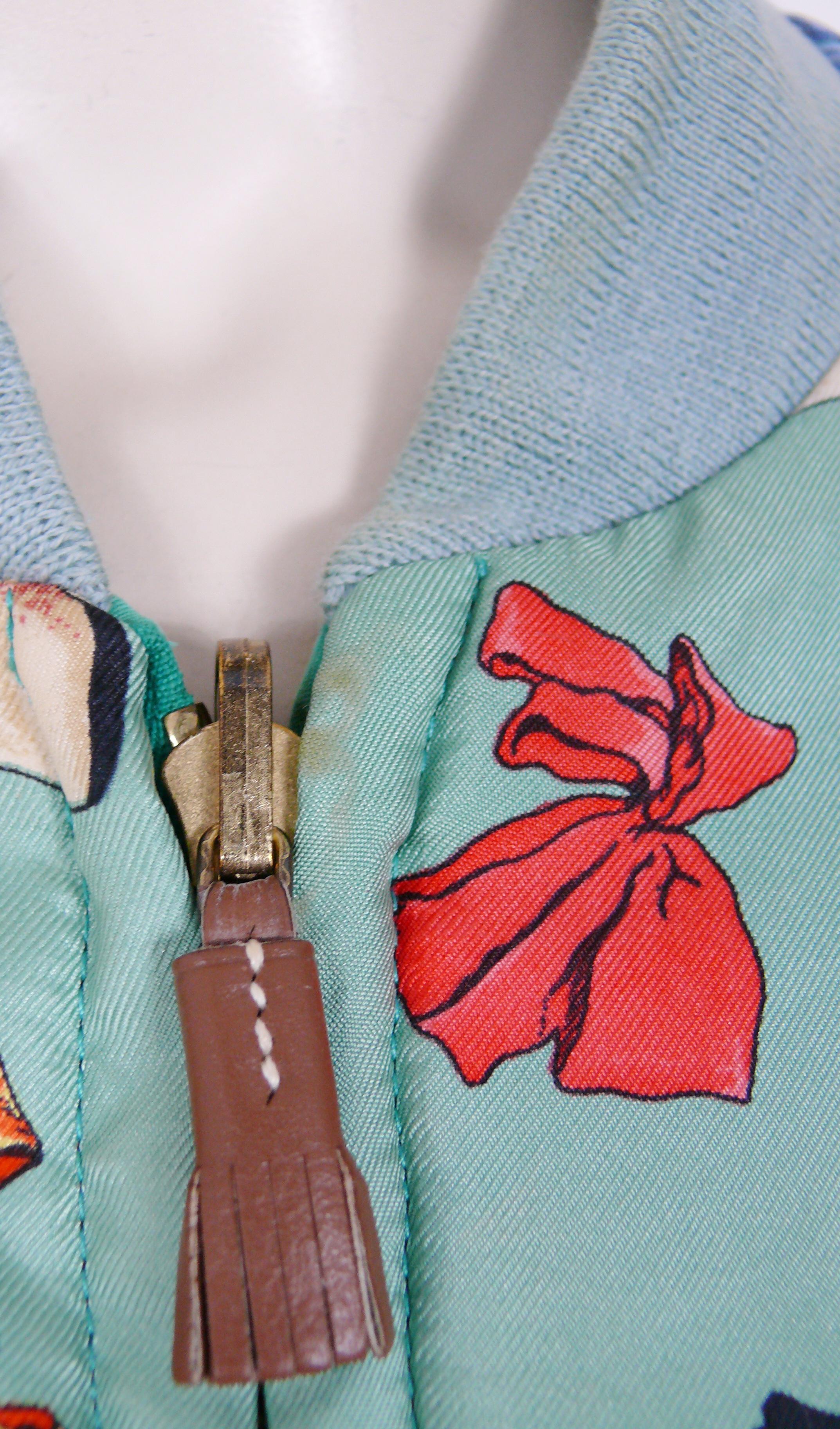 Hermes Reversible Bomber Jacket Kachinas by Kermit Oliver 8