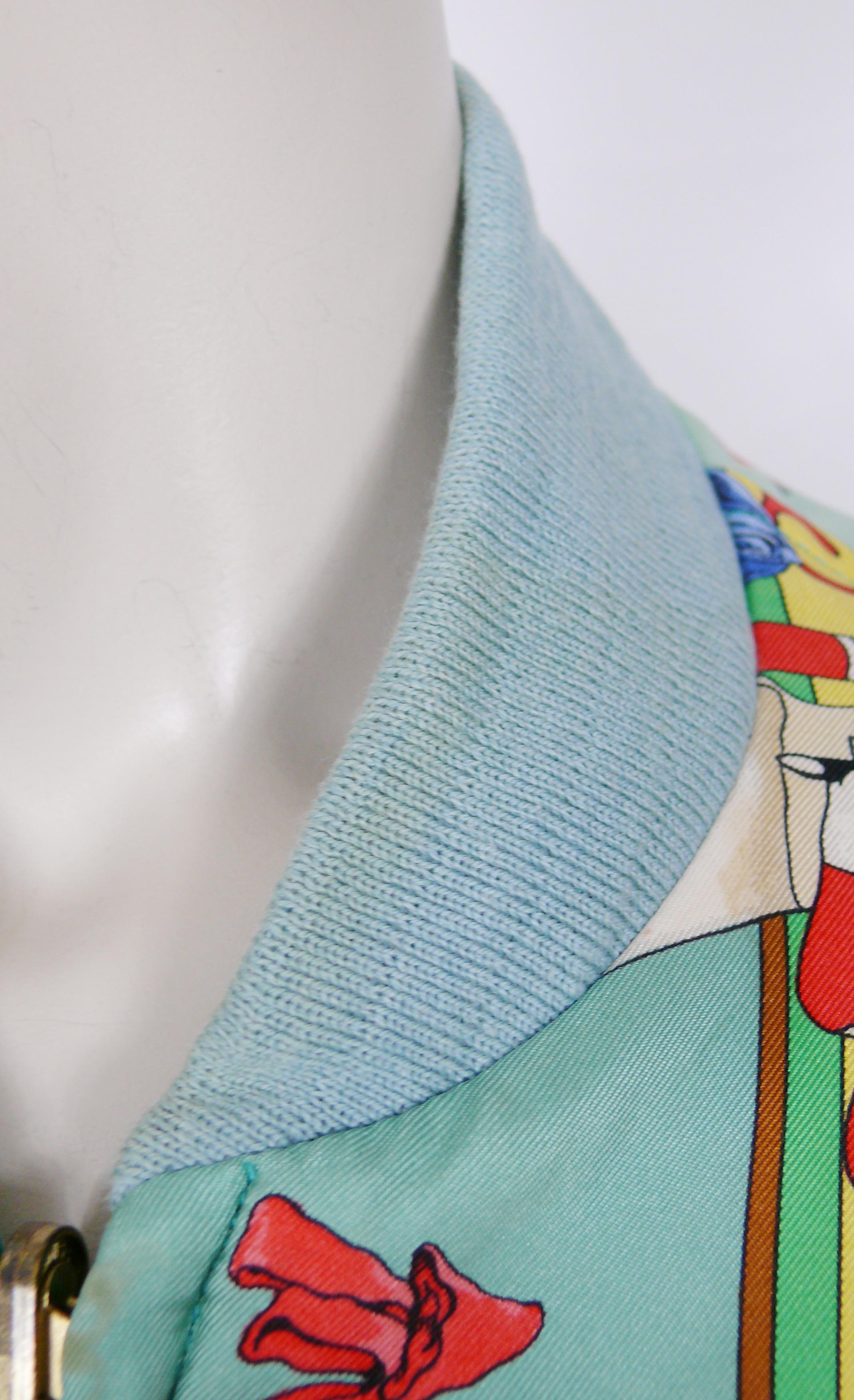 Hermes Reversible Bomber Jacket Kachinas by Kermit Oliver 9