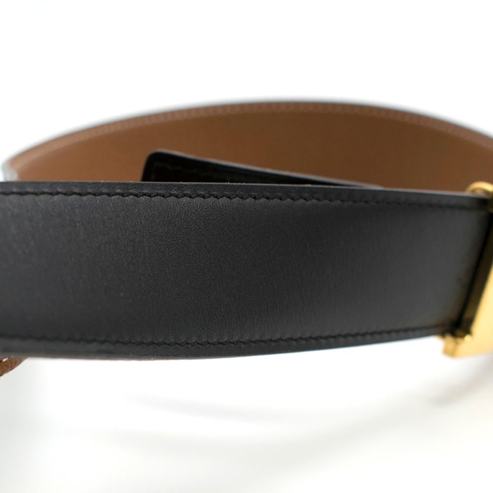 Hermes Reversible Constance Belt 32 - Size 80 In Excellent Condition In London, GB