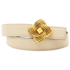 Hermes Reversible Cream/Brown Belt