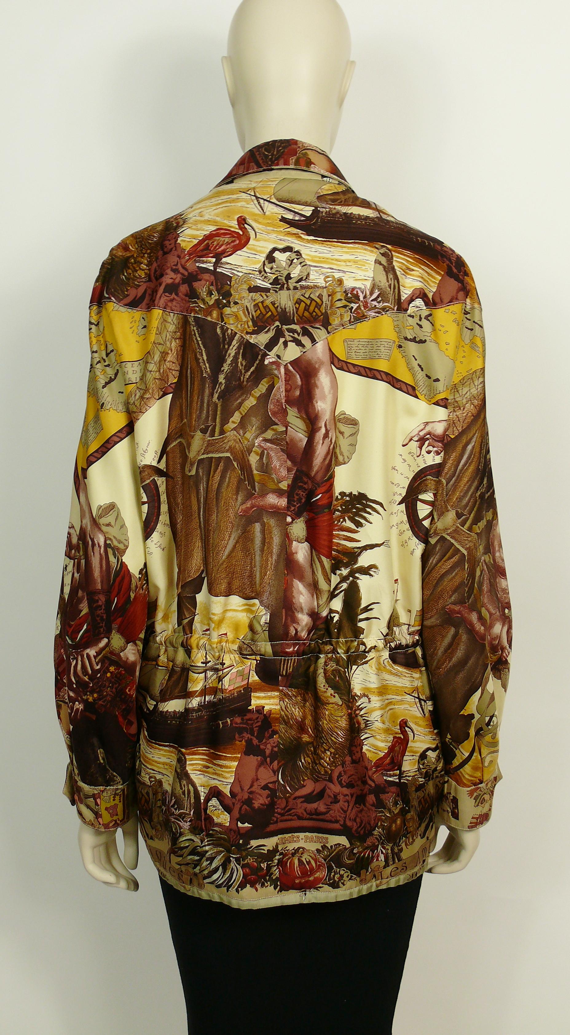 Women's Hermes Reversible Jacket Les Ameriques & Faune et Flore du Texas by K. Oliver