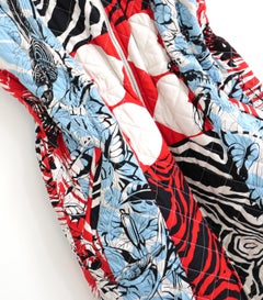 Hermes Reversible Quilted Silk Sleeveless Coat