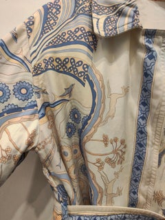 Hermés reversible trench from "Les Printemps de Thera" collection