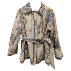 Hermés reversible trench from "Les Printemps de Thera" collection