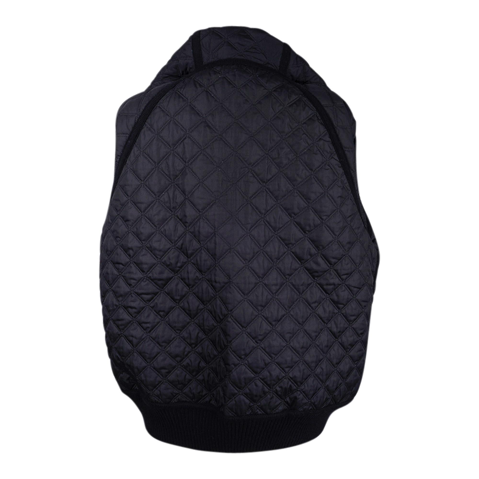 Hermes Reversible Zip Cardigan Hoodie Black 36/ 4 New For Sale 5