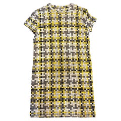 Hermes Ribbon Printed T-Shirt Dress