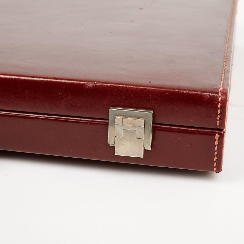 Hermes Rigid Vanity Case in Leather 4