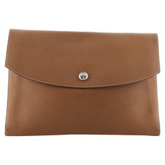 Hermes Rio Clutch Leather GM