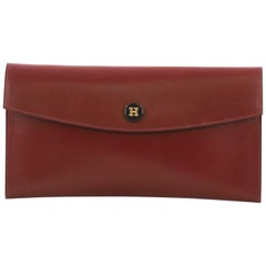 Hermes Rio Clutch Leather Long