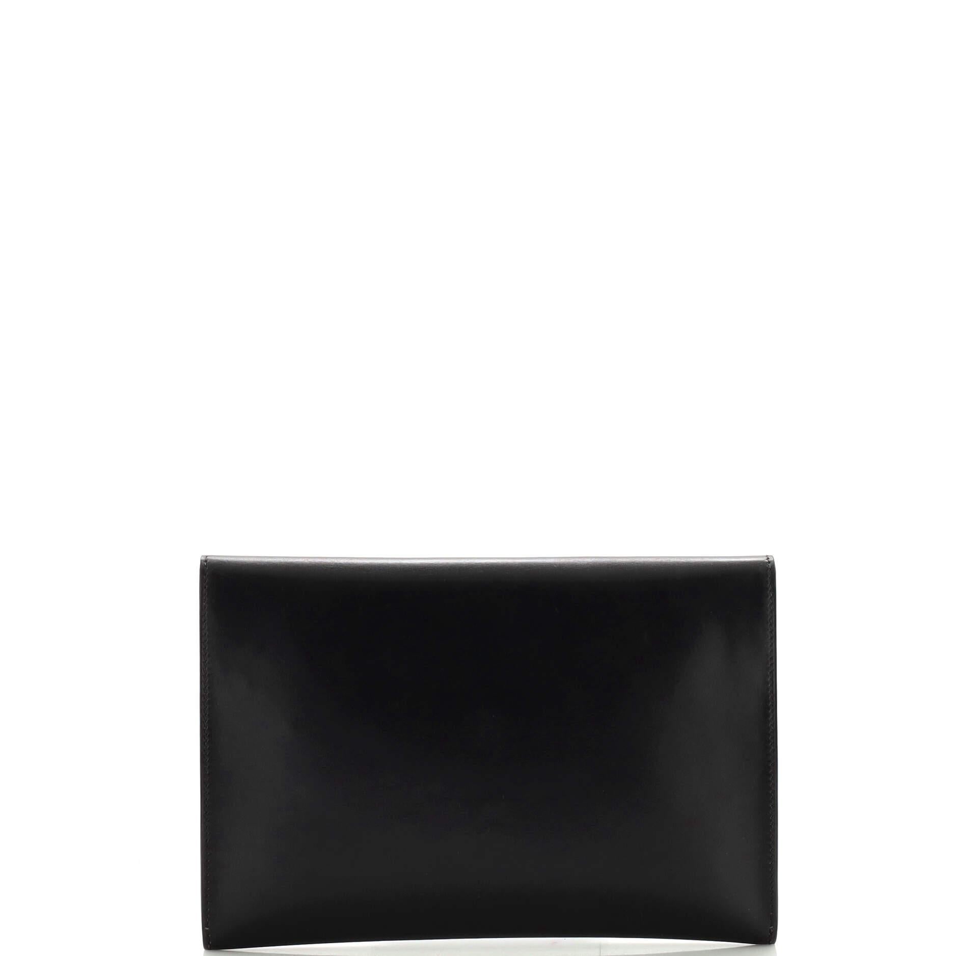 Hermes Rio Clutch Leather PM In Good Condition In NY, NY