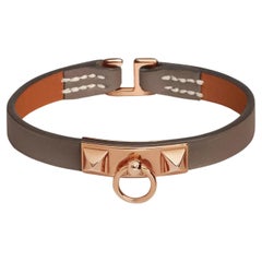 Hermes Rivale Mini Wristband Oakum Swift calfskin Size T1 14.5 cm