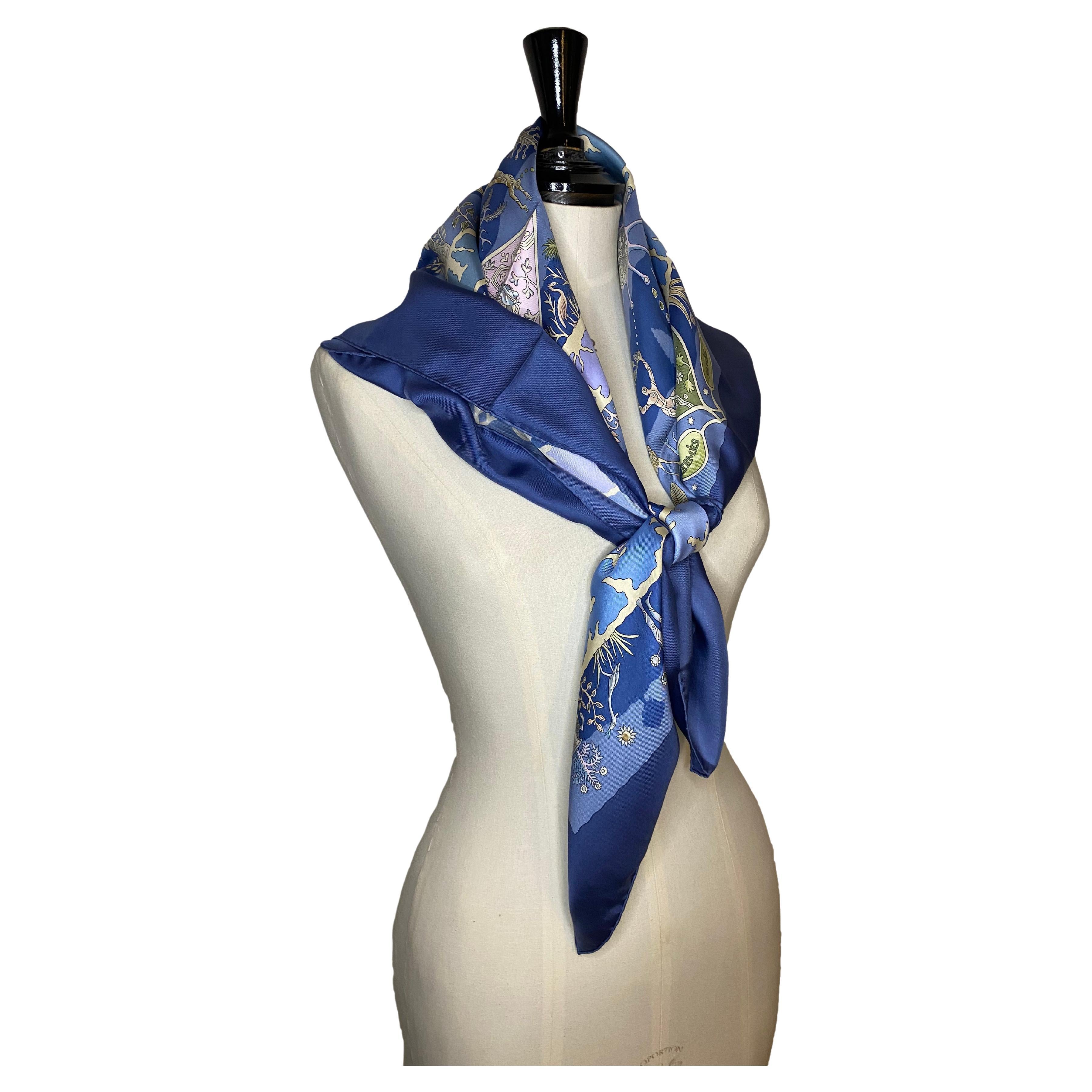 Hermes
Rives Fertiles
Silk Scarf 90cm x 90cm