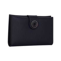 Hermes R.M.S. Card Holder Blue Nuit Evercolor Calfskin