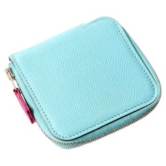 Hermès Robins Egg Blue Epsom Small Change Purse