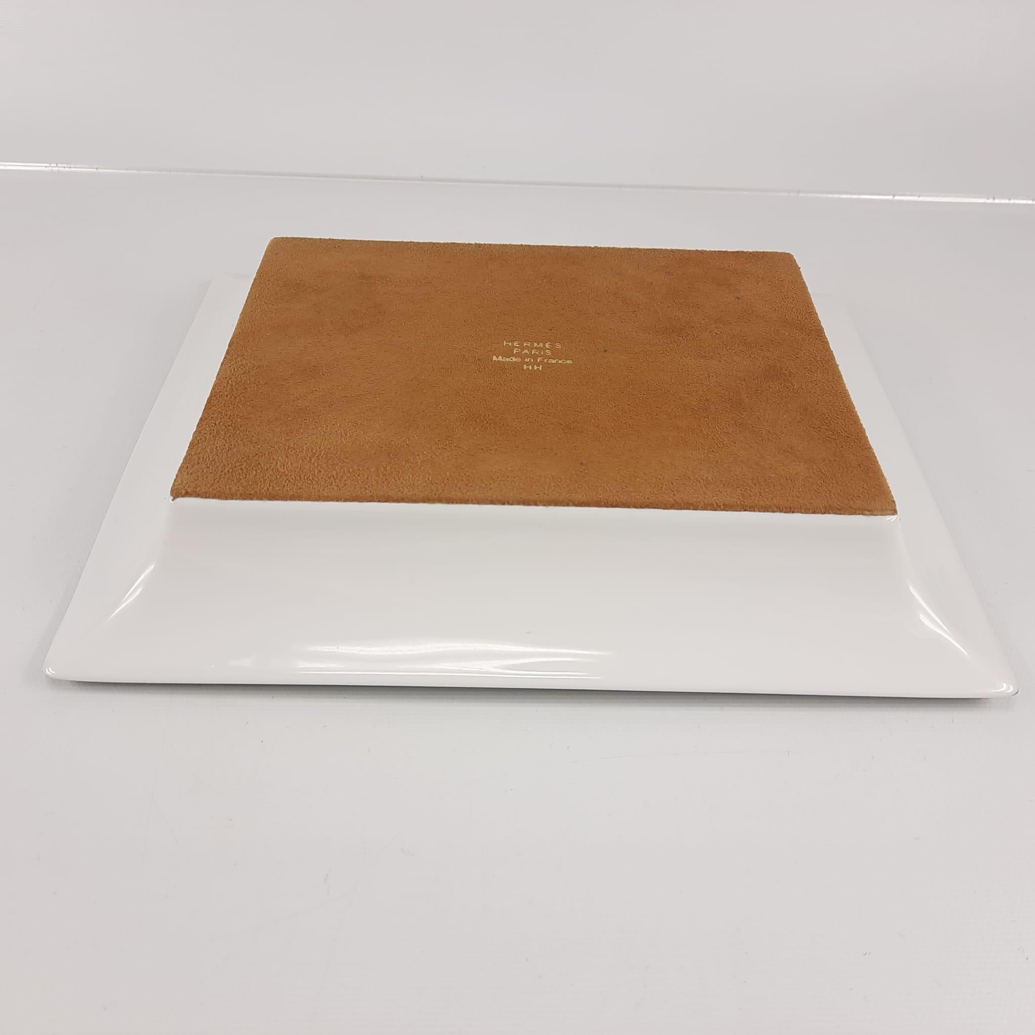 Hermes Rocabar a Cheval change tray Safran Porcelain In New Condition In Nicosia, CY