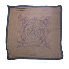 Hermes, Rocaille silk scarf with shell print