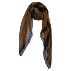 Hermes, sciarpa in seta Rocaille con stampa a conchiglia