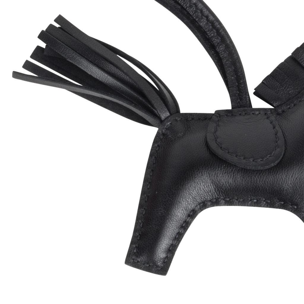 Hermes Rodeo Bag Charm So Black PM Limited Edition For Sale 1