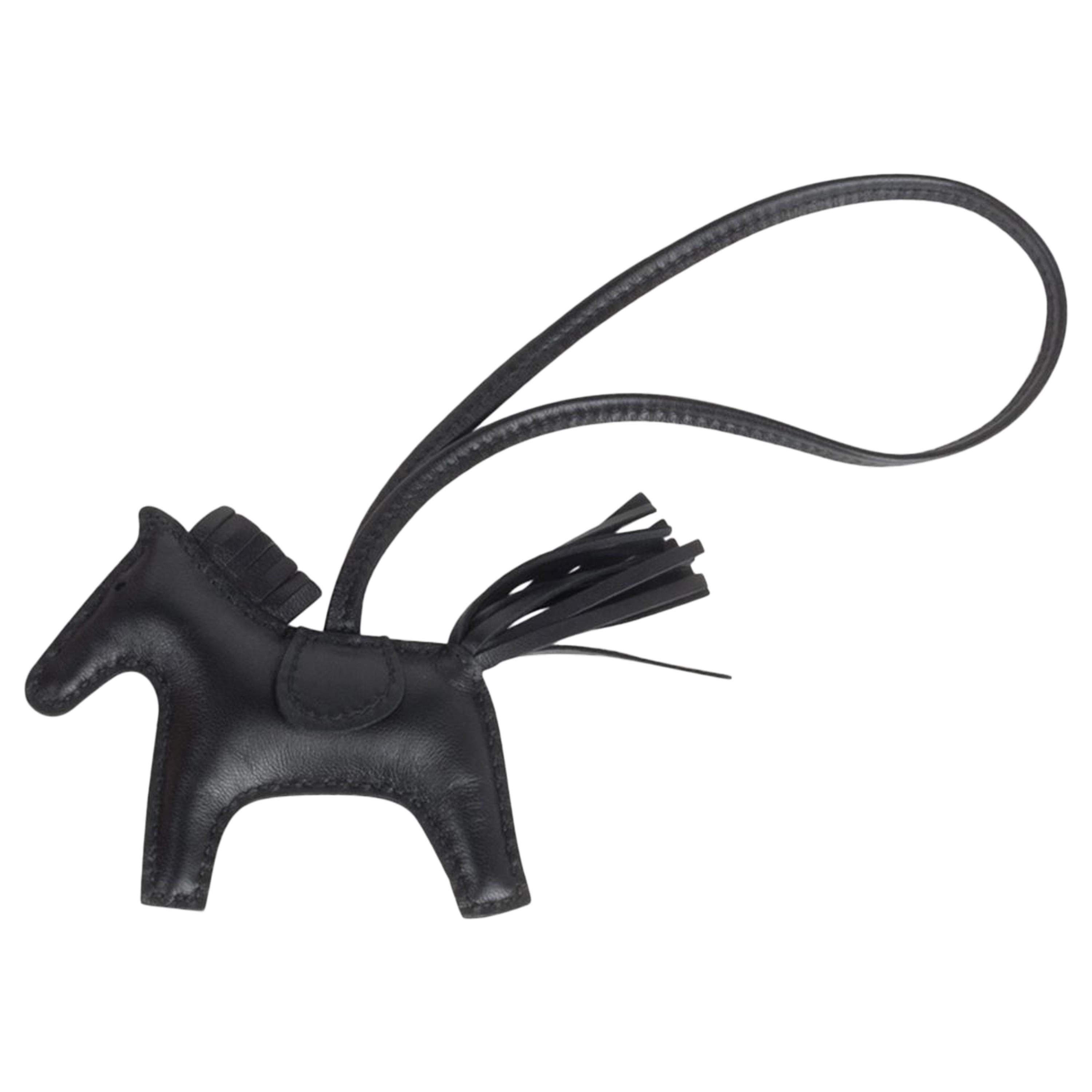 Hermes Rodeo Bag Charm So Black PM Limited Edition For Sale 3
