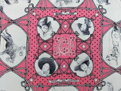 Hermès Rodeo Des Cowgirls Bandana Silk Scarf 55 cm Kermit Oliver Horse TEXAS