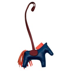 Hermes Rodeo Leather Horse Bag PM Charm