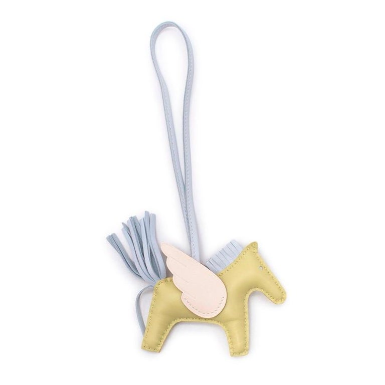 Hermes Rodeo Pegasus Leather Flying Horse Bag Charm For Sale at 1stDibs hermes flying horse