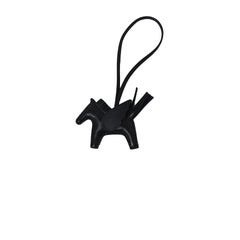 Hermes Rodeo Pegasus PM Charm Black
