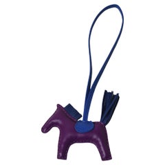 Hermès - Breloque Rodeo PM - Bleu violet