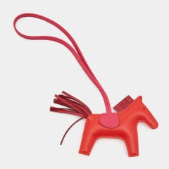 Hermes Rogue Casaque/Rogue H/Rose Purple Milo Rodeo Grigri Bag Charm PM