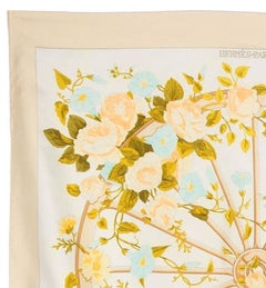 Hermes Romantique by Maurice Tranchant Silk Scarf