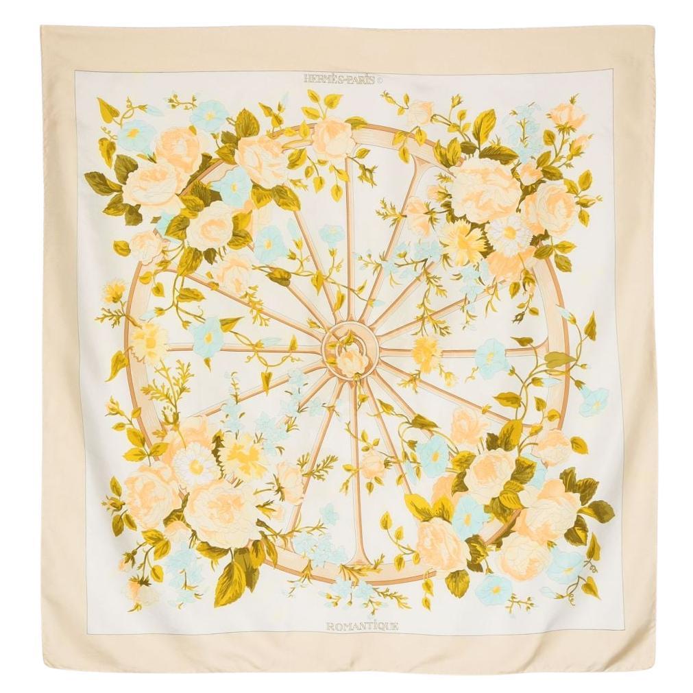 Hermes Romantique by Maurice Tranchant Silk Scarf
