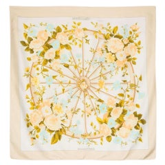 Hermes Romantique by Maurice Tranchant Silk Scarf