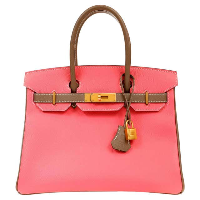 Hermès Raspberry Pink Togo 25 cm Kelly For Sale at 1stDibs