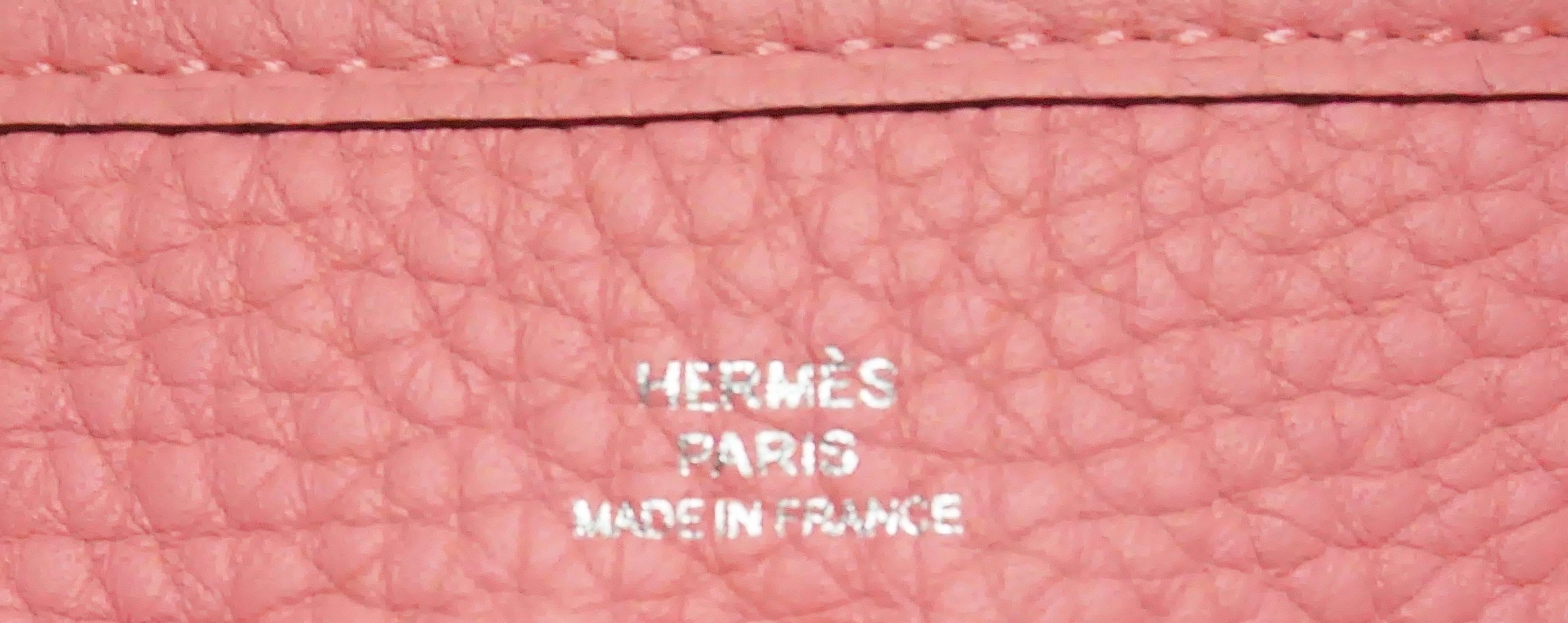 Hermes Rose Azalee Clemence TPM Mini Evelyne - 2016 -NEW/NEVER CARRIED 5