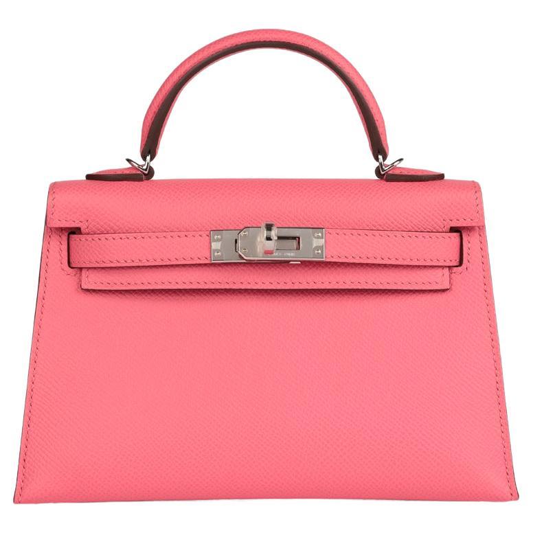 Hermès Rose Azalee Epsom Leather Kelly 20cm II
