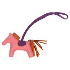 Hermès Rose Azalee Grigri Rodeo Charm