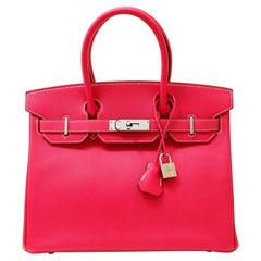 Bolso Birkin Hermès Rose Candy Collection Epsom 35 cm