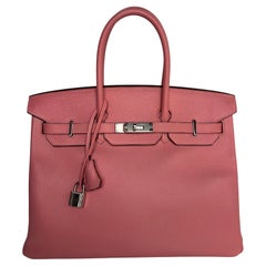 Sac Birkin 35 Hermes Rose Confetti