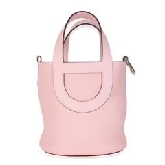 Hermès Rose Confetti Clemence Swift In-The-Loop 18 PHW
