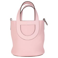 Hermès Rose Confetti Clemence Swift In-The-Loop 18 PHW