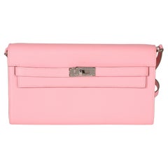 Hermès Rose Konfetti Epsom Kelly zum Mitnehmen PHW