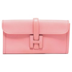 Hermès Rose Confetti Epsom Cuir Elan Jige 29 Clutch