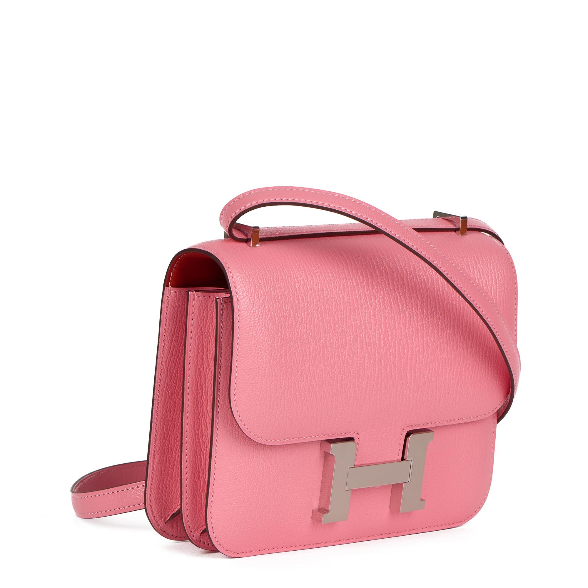 HERMÈS
Rose Confetti & Sanguine Chevre Mysore Leather Verso Constance 18

Serial Number: Z
Age (Circa): 2021
Accompanied By: Hermès Dust Bag, Box, Protective Felt, Invoice
Authenticity Details: Date Stamp (Made in France)
Gender: Ladies
Type: