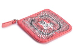 Hermes Rose D Ete’ Tiger Pochette BNIB