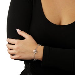 Hermes Rose de Mer Diamond Gold White Gold Bracelet