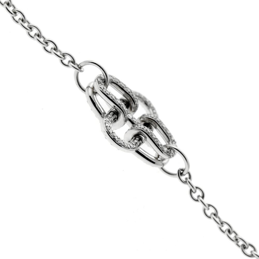 Hermès Bracelet Rose de Mer en or blanc et diamants Pour femmes en vente