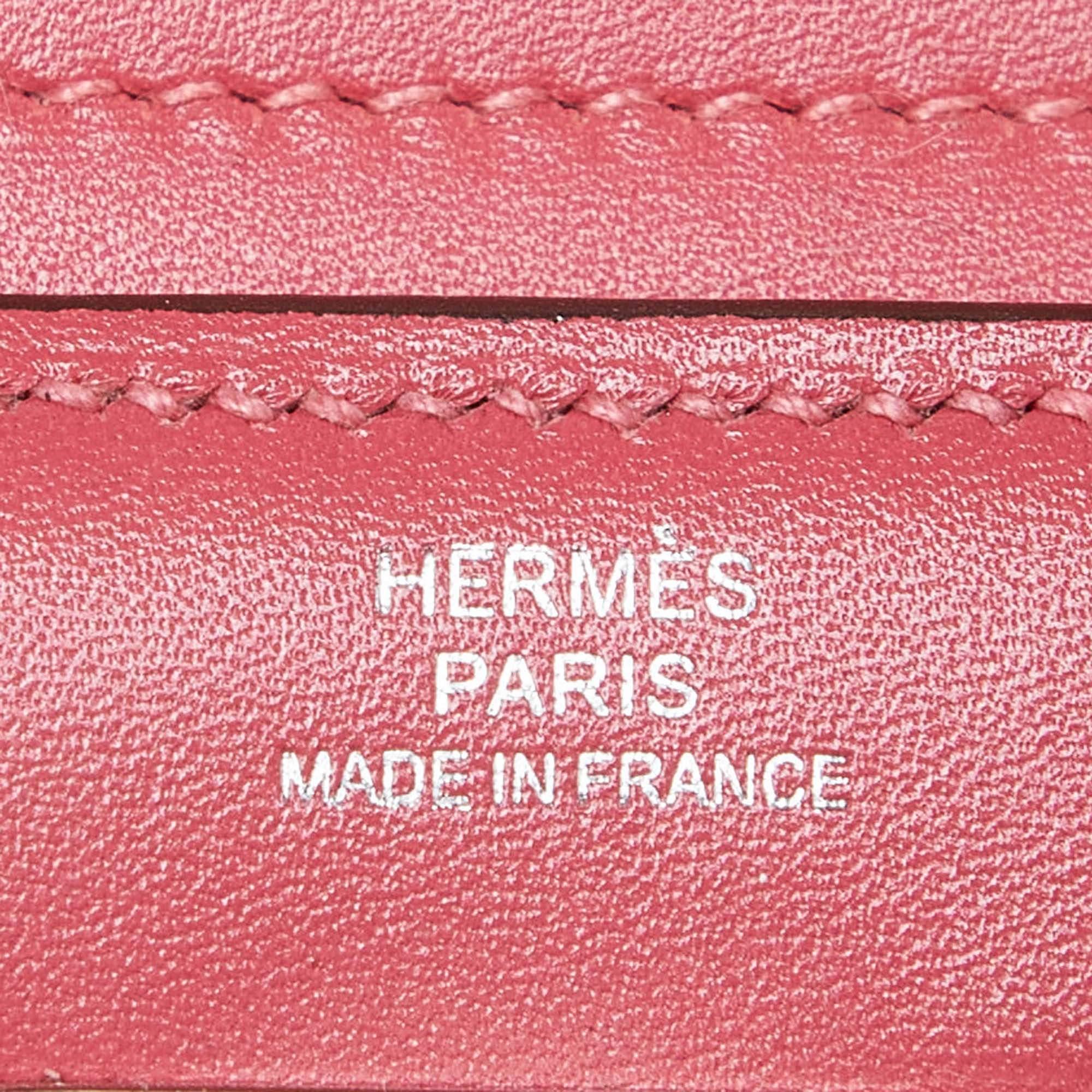 Hermès Rose D'ete Swift Leather Kelly Depliant Wallet 1
