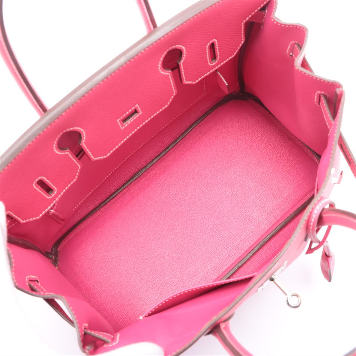 Hermes Rose Epsom Leather Palladium Hardware Birkin 30 Handbag For Sale ...