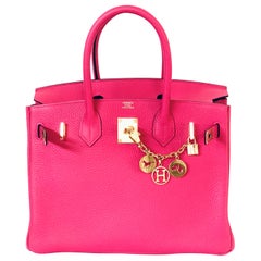 Hermès Rose Extreme  Birkin 30cm Gold Hardware